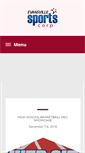 Mobile Screenshot of evansvillesports.org
